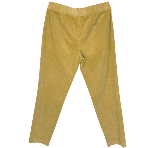 TORY BURCH Women’s Devi Gold Mustard Corduroy Trouser Pant size 29 - Picture 5 of 8